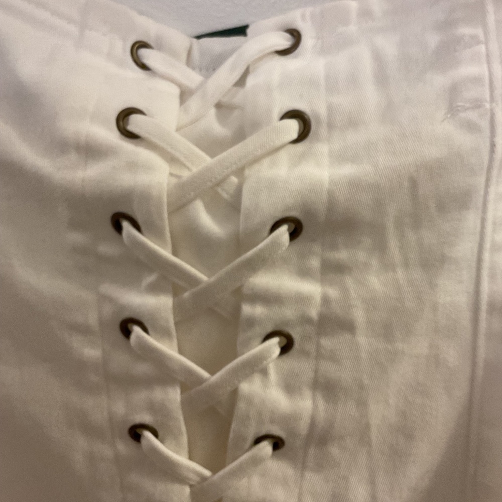 Wild Fable White Strapless Dress - Picture 3 of 4